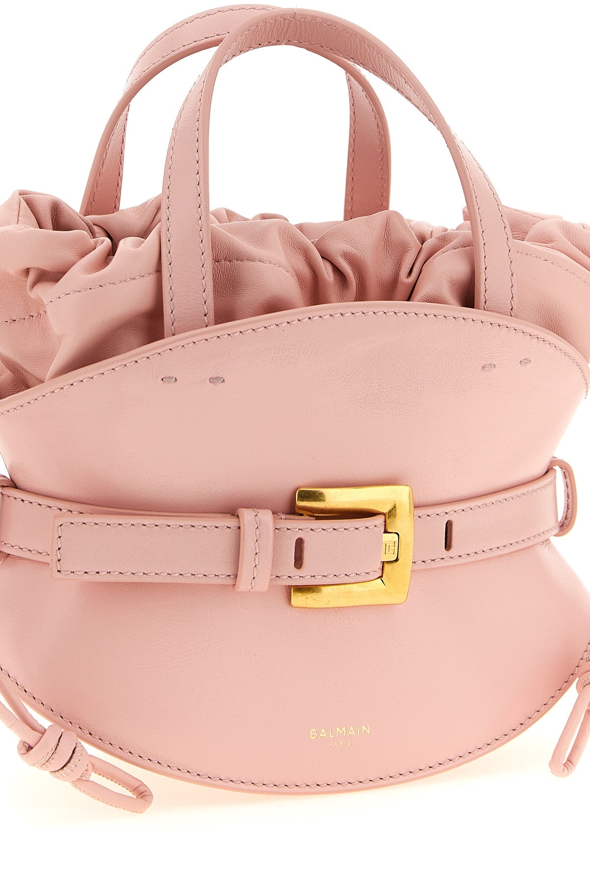 Balmain Shuffle Mini Shoulder Bag With Belt Detail