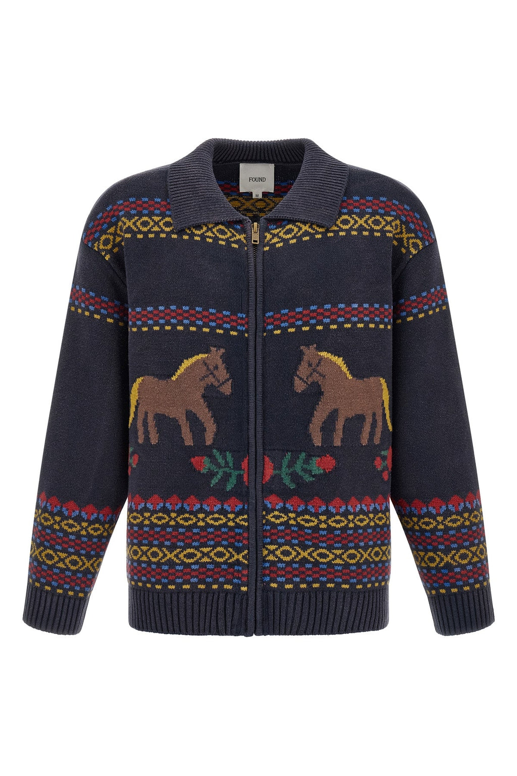 'Isles' Intarsia Cardigan