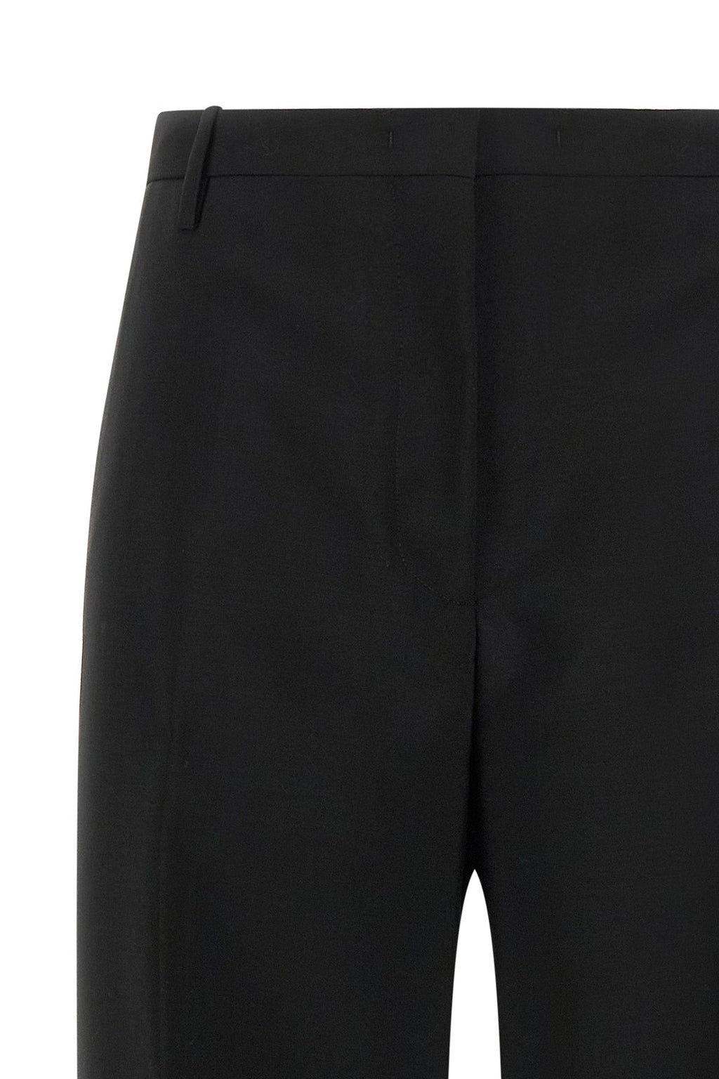 Black Wool and Mohair Trousers