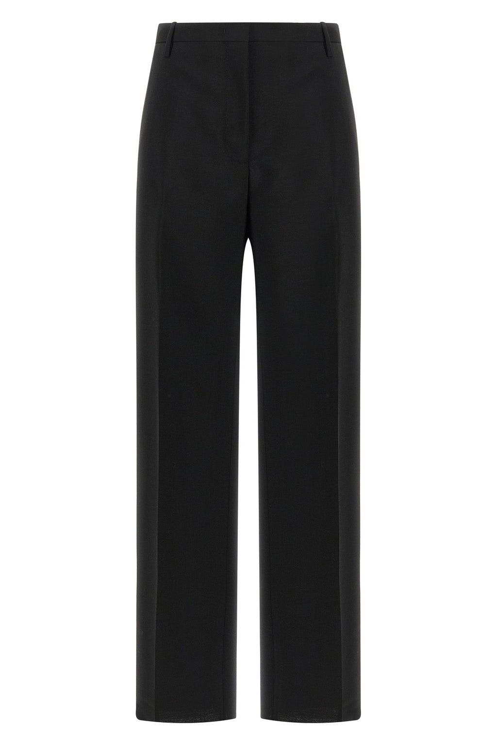 Black Wool and Mohair Trousers