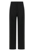 Black Wool and Mohair Trousers