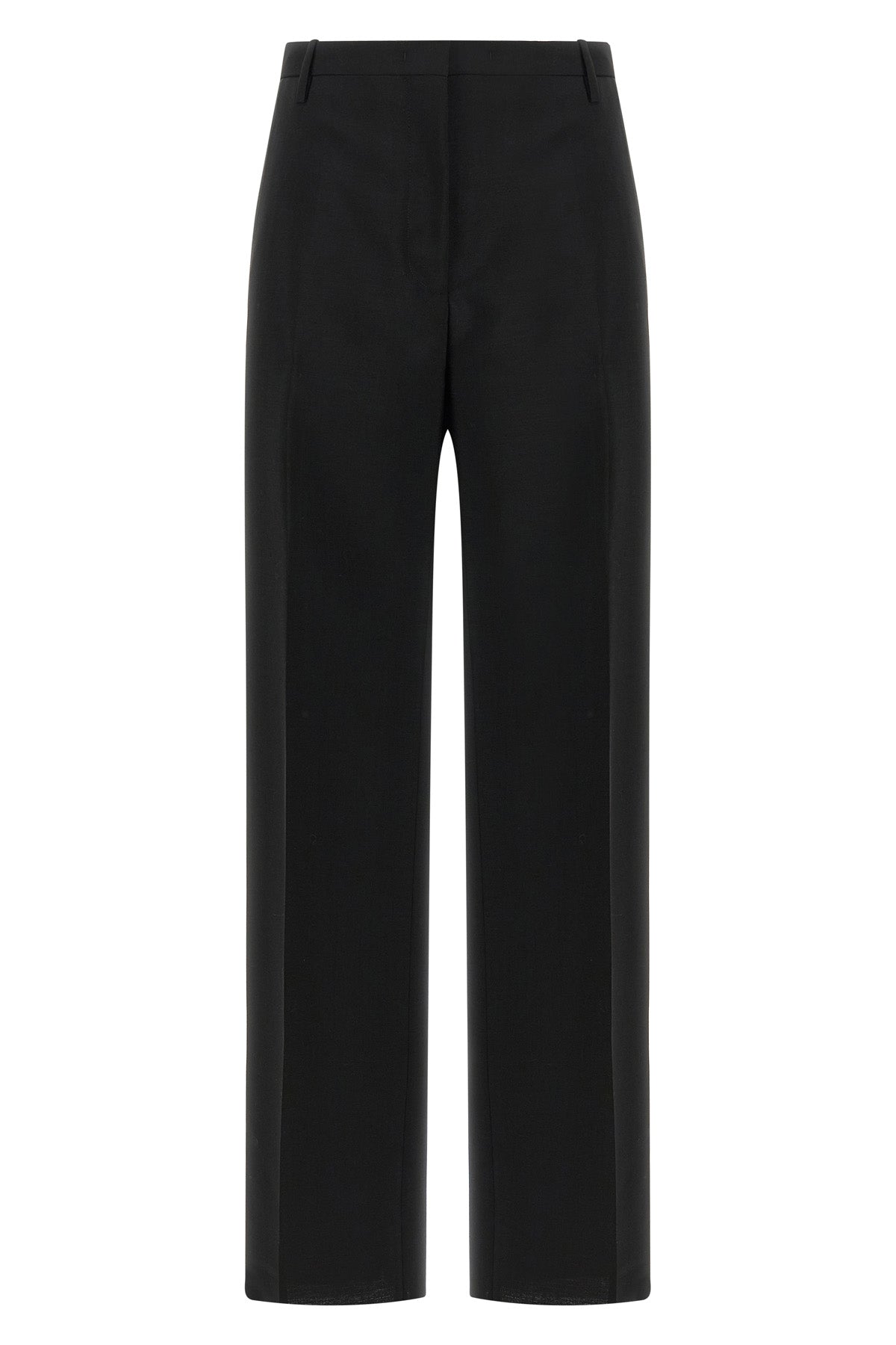 Black Wool and Mohair Trousers