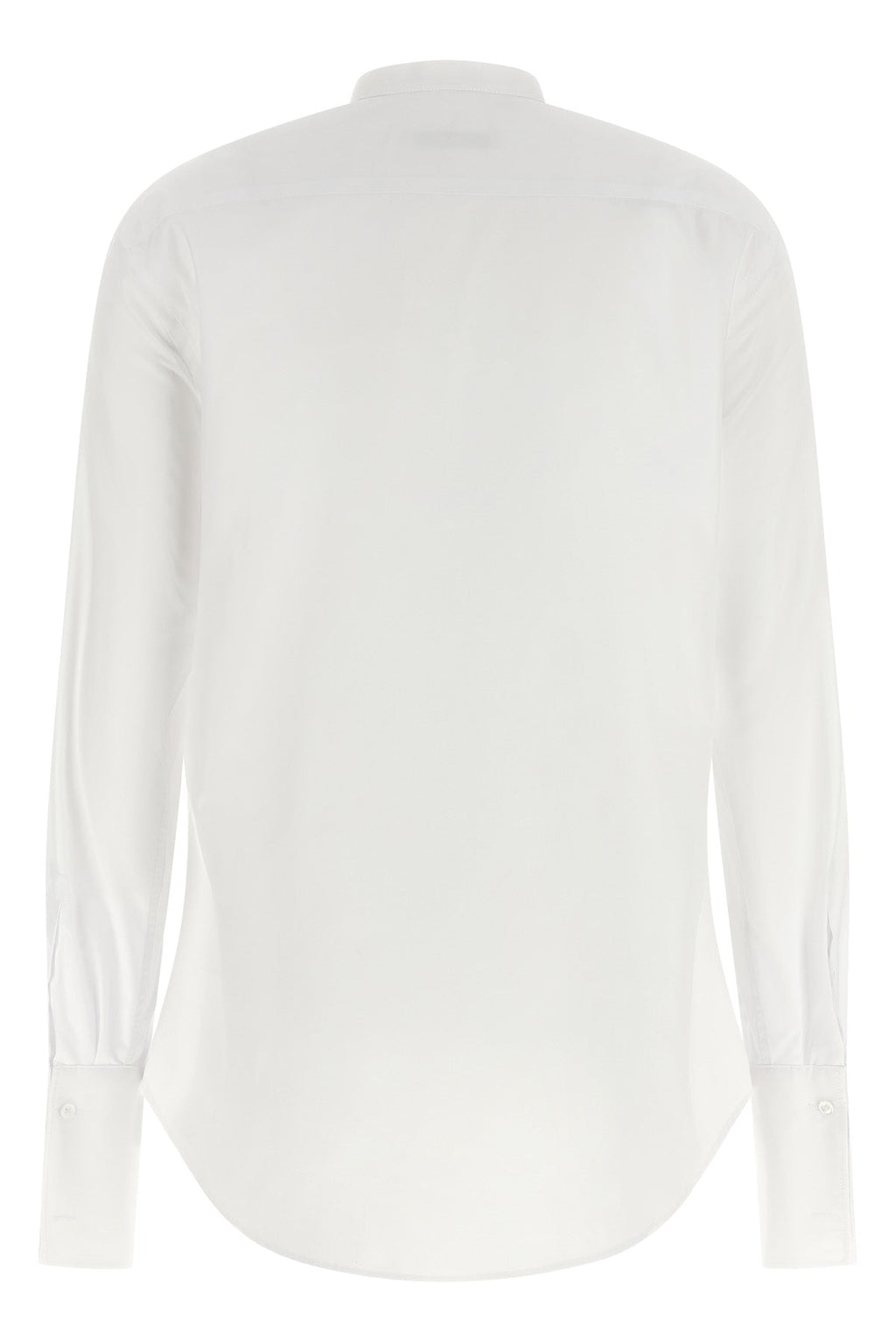 Poplin Shirt with Piqué Bib