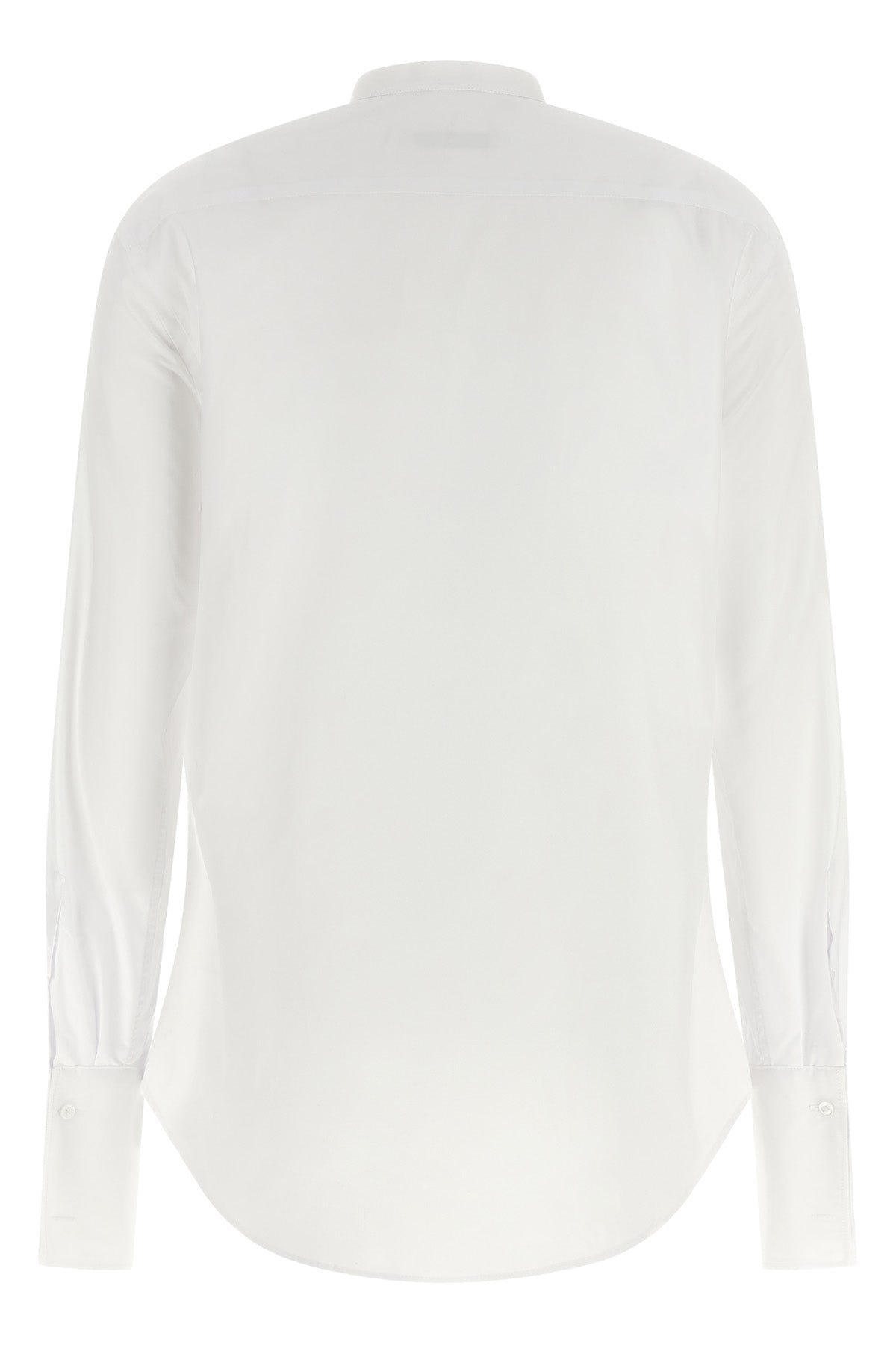 Poplin Shirt with Piqué Bib