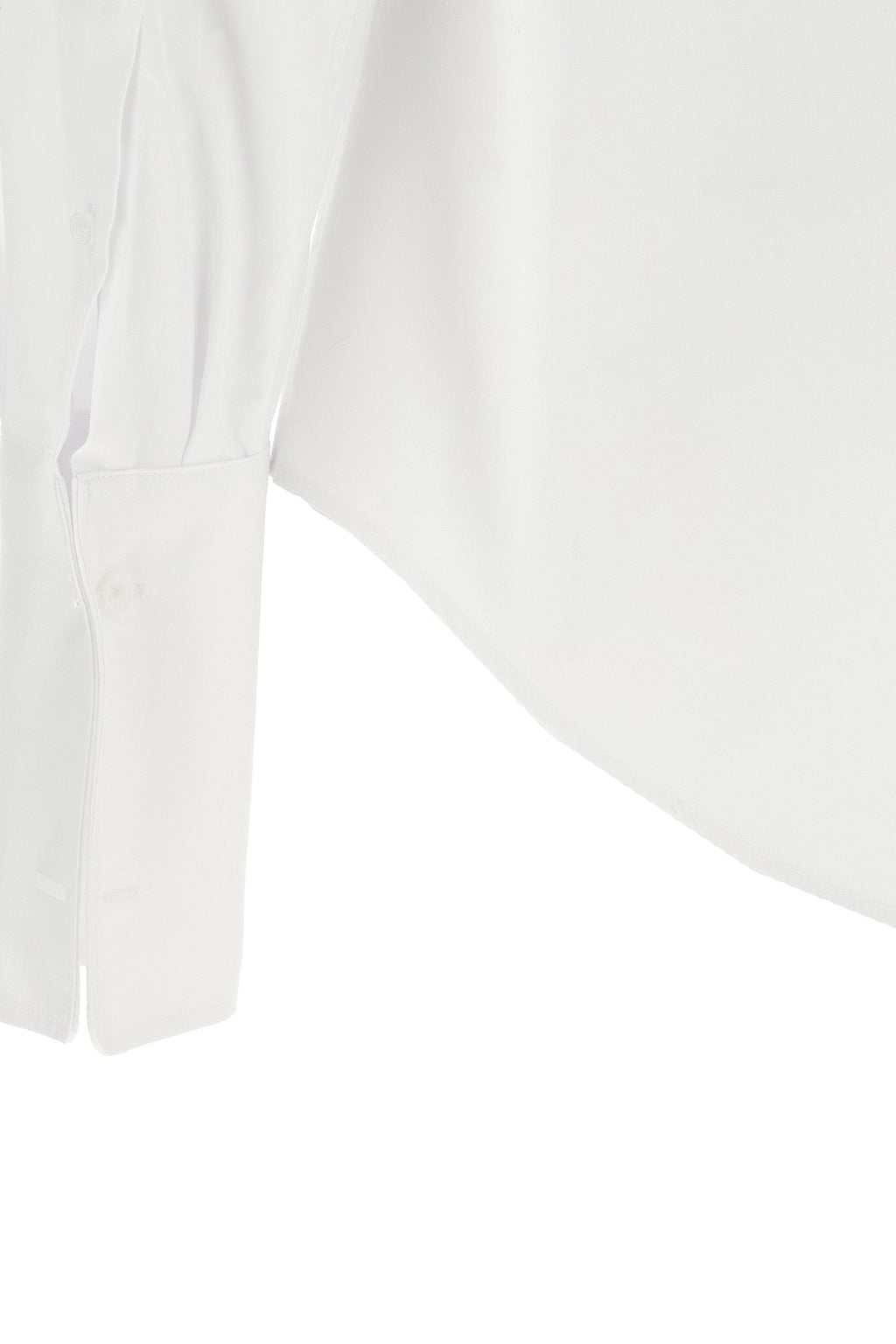 Poplin Shirt with Piqué Bib