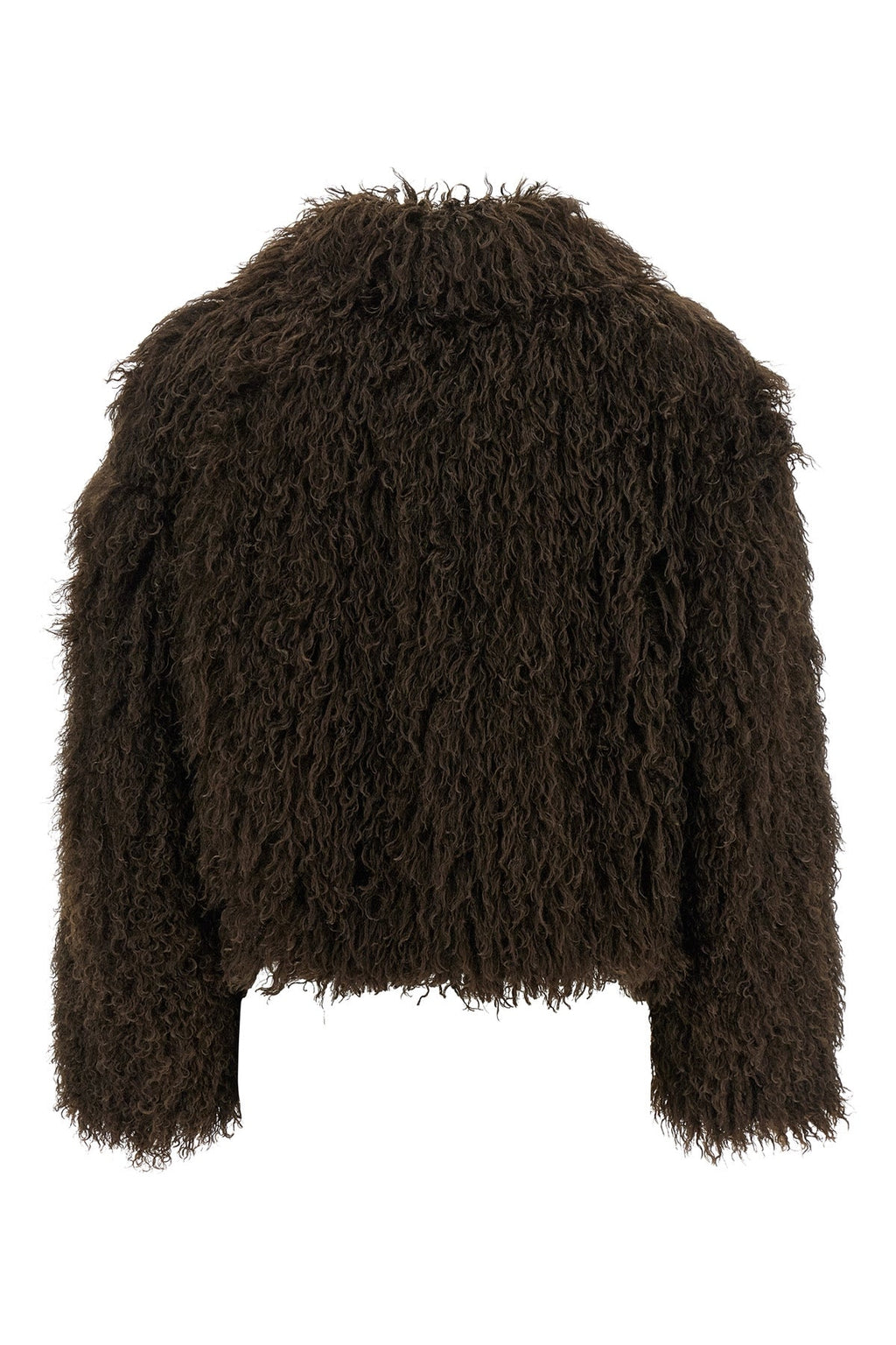 Cropped Faux Fur Jacket