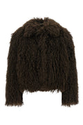 Cropped Faux Fur Jacket