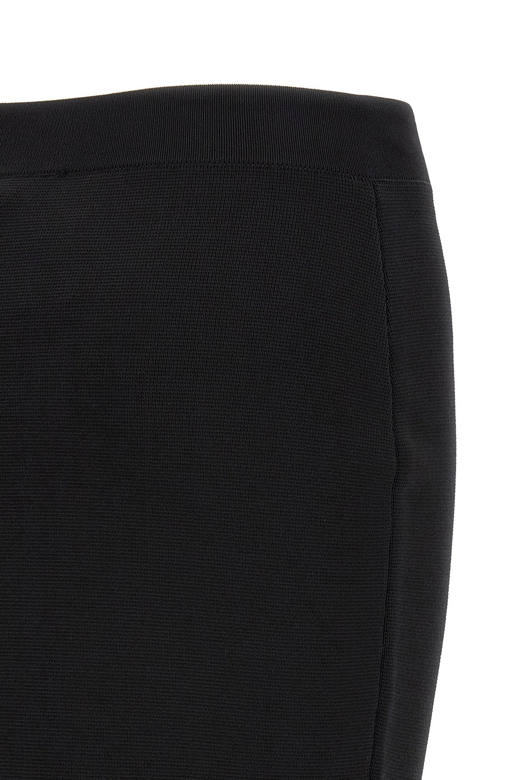 Elisabetta Franchi Midi Skirt with Two-Way Zipper