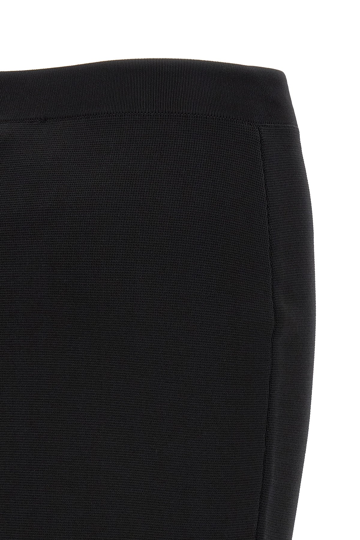 Elisabetta Franchi Midi Skirt with Two-Way Zipper