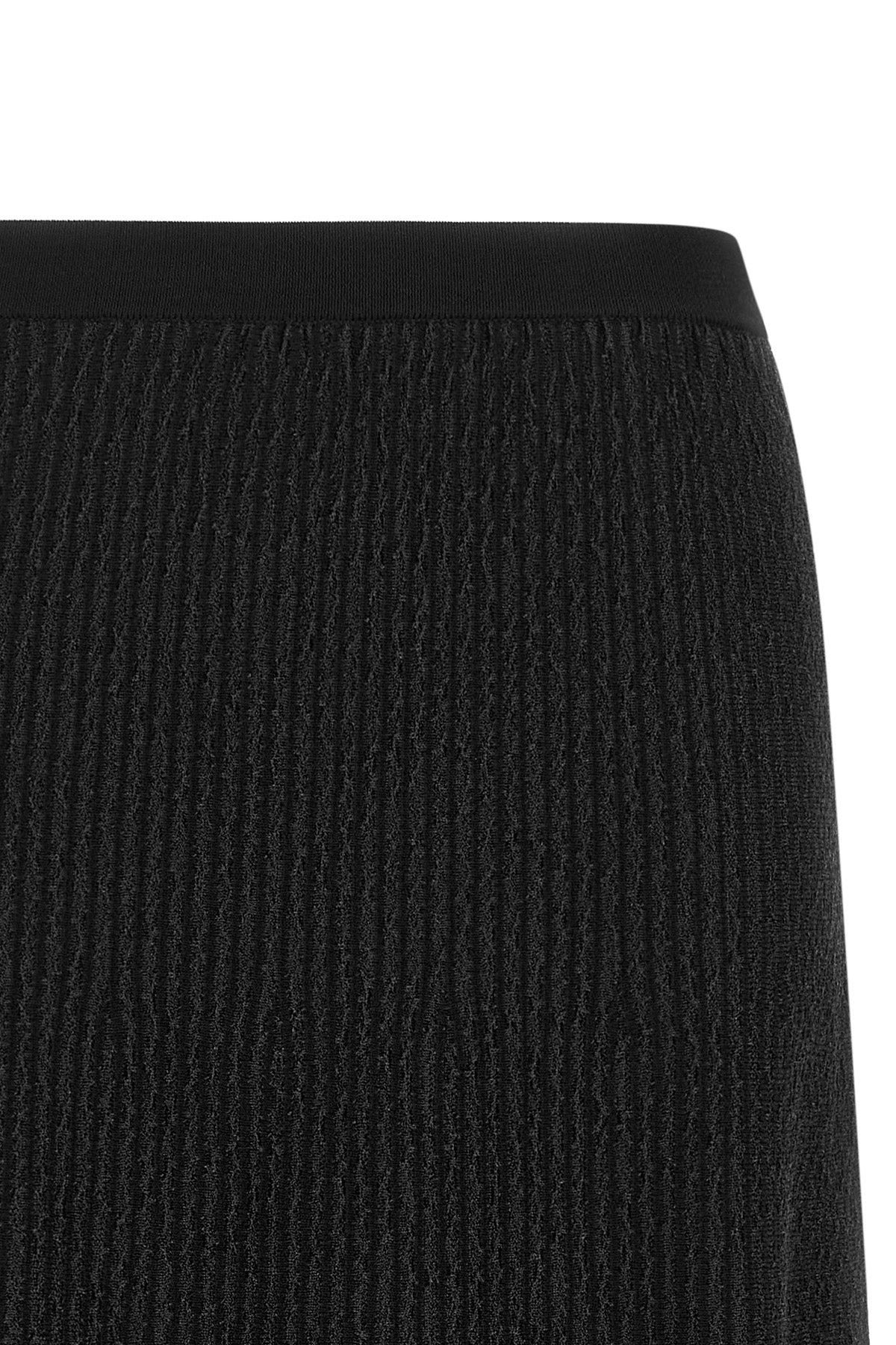 Elisabetta Franchi Midi Skirt With Pleated Knit
