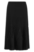 Elisabetta Franchi Midi Skirt With Pleated Knit