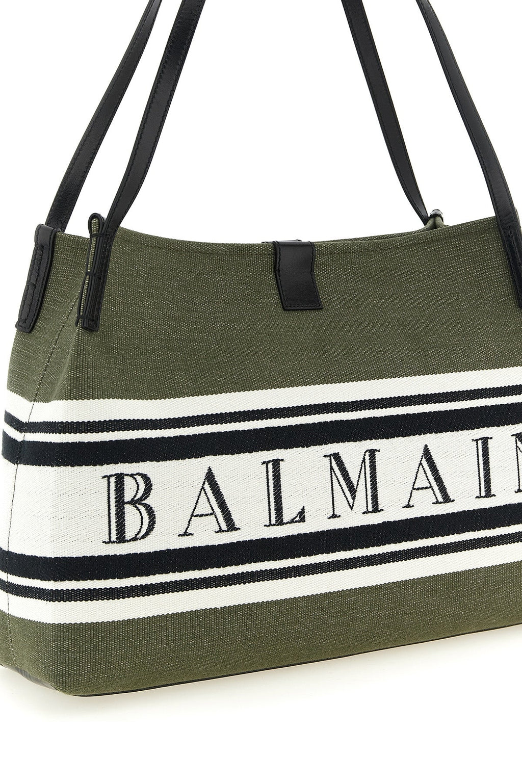 Balmain Tote Bag With Embroidered Logo