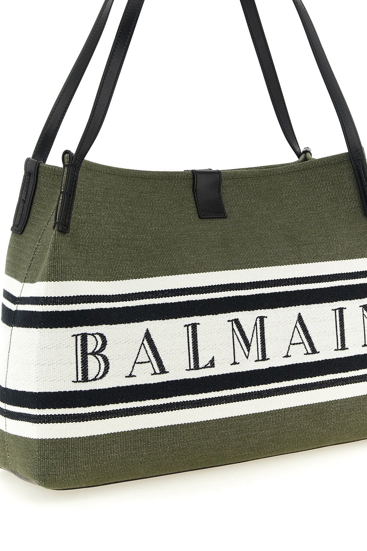Balmain Tote Bag With Embroidered Logo