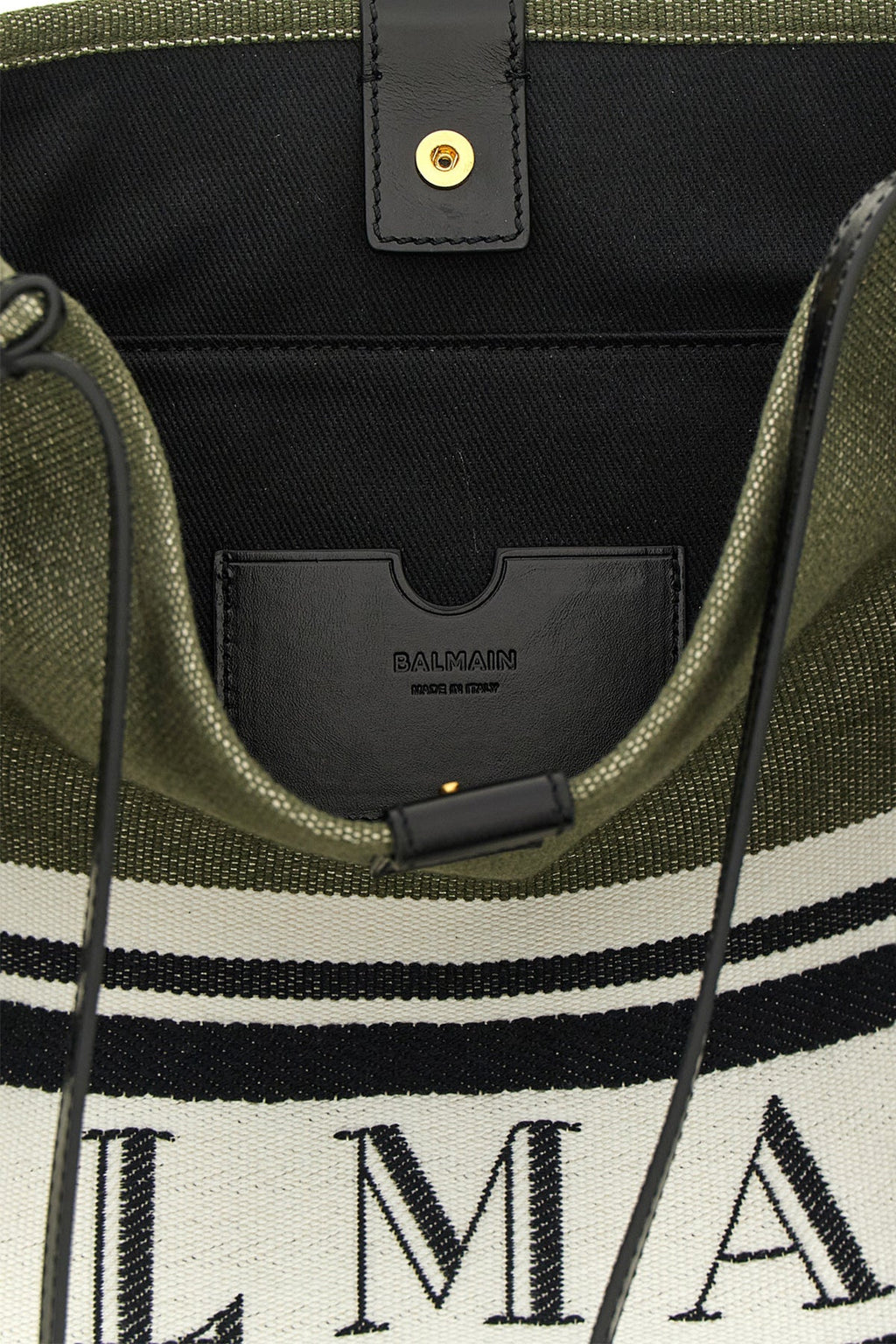 Balmain Tote Bag With Embroidered Logo