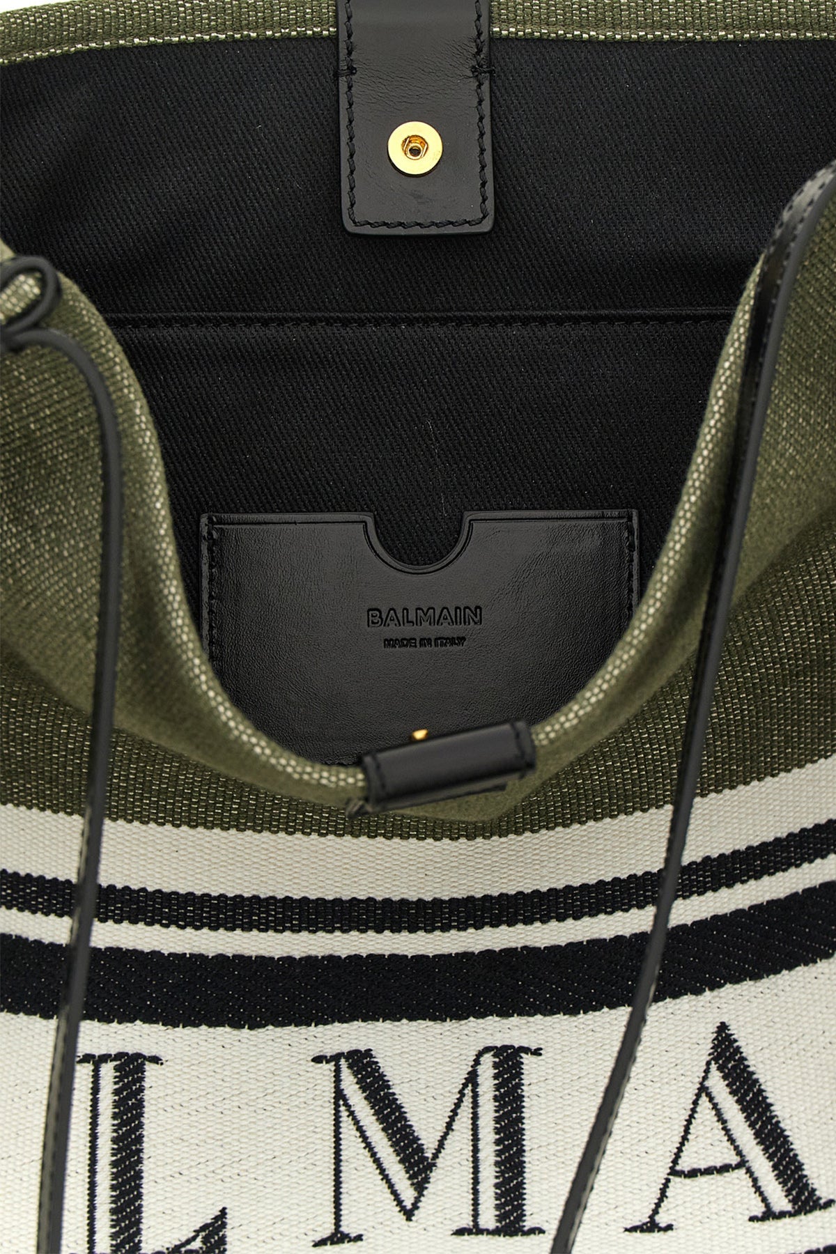 Balmain Tote Bag With Embroidered Logo