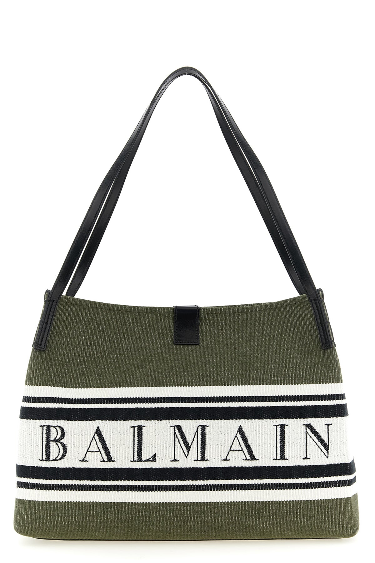 Balmain Tote Bag With Embroidered Logo