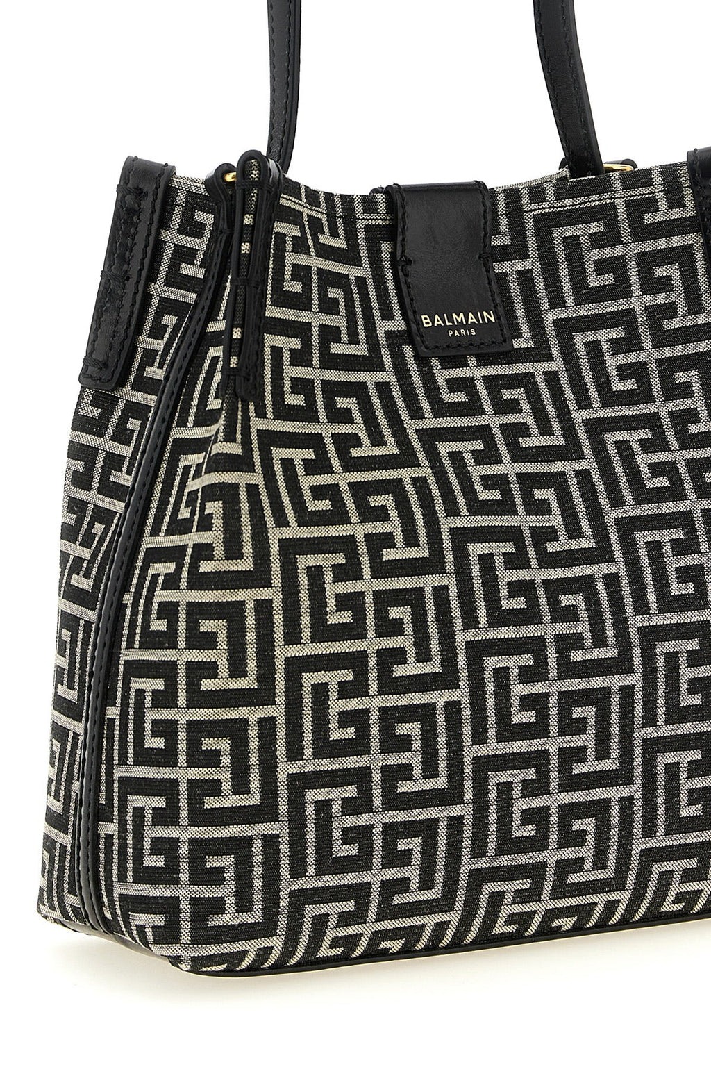 Balmain Bucket Bag with Jacquard Monogram