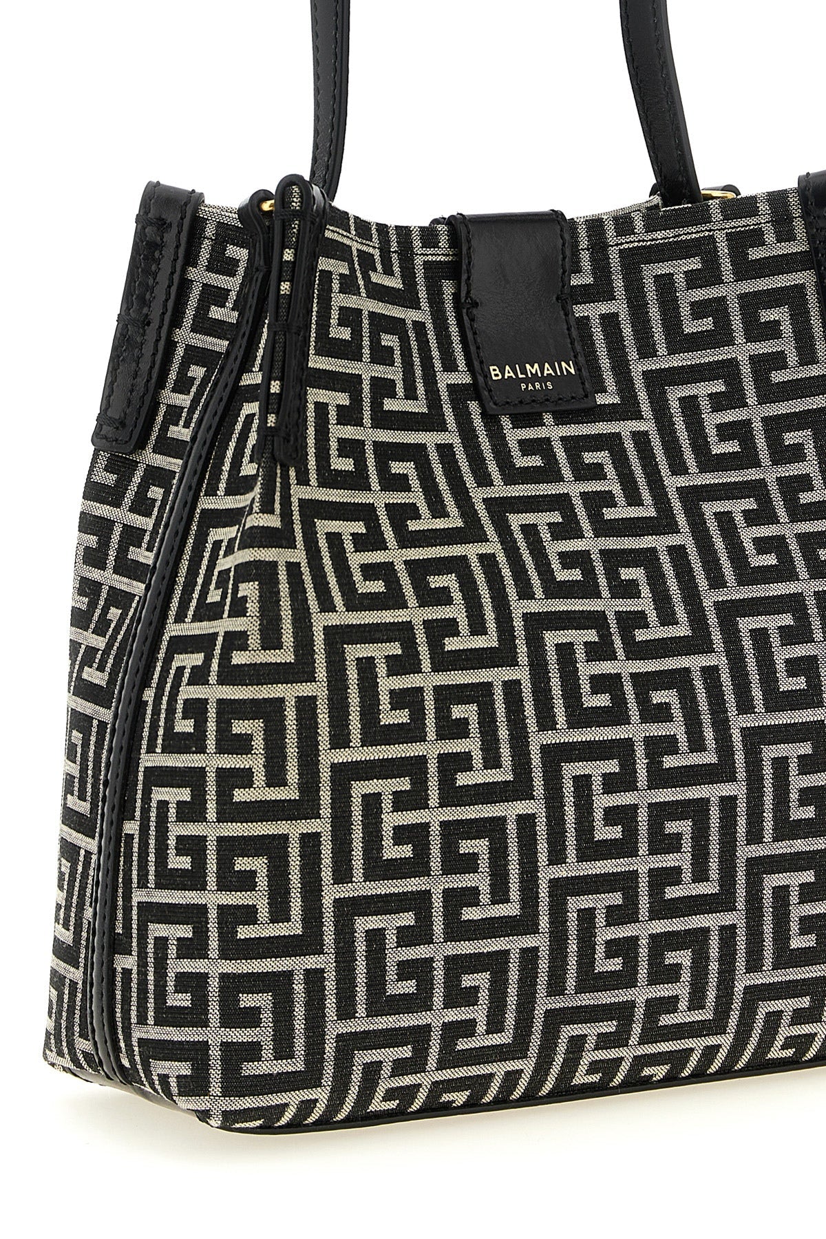 Balmain Bucket Bag with Jacquard Monogram