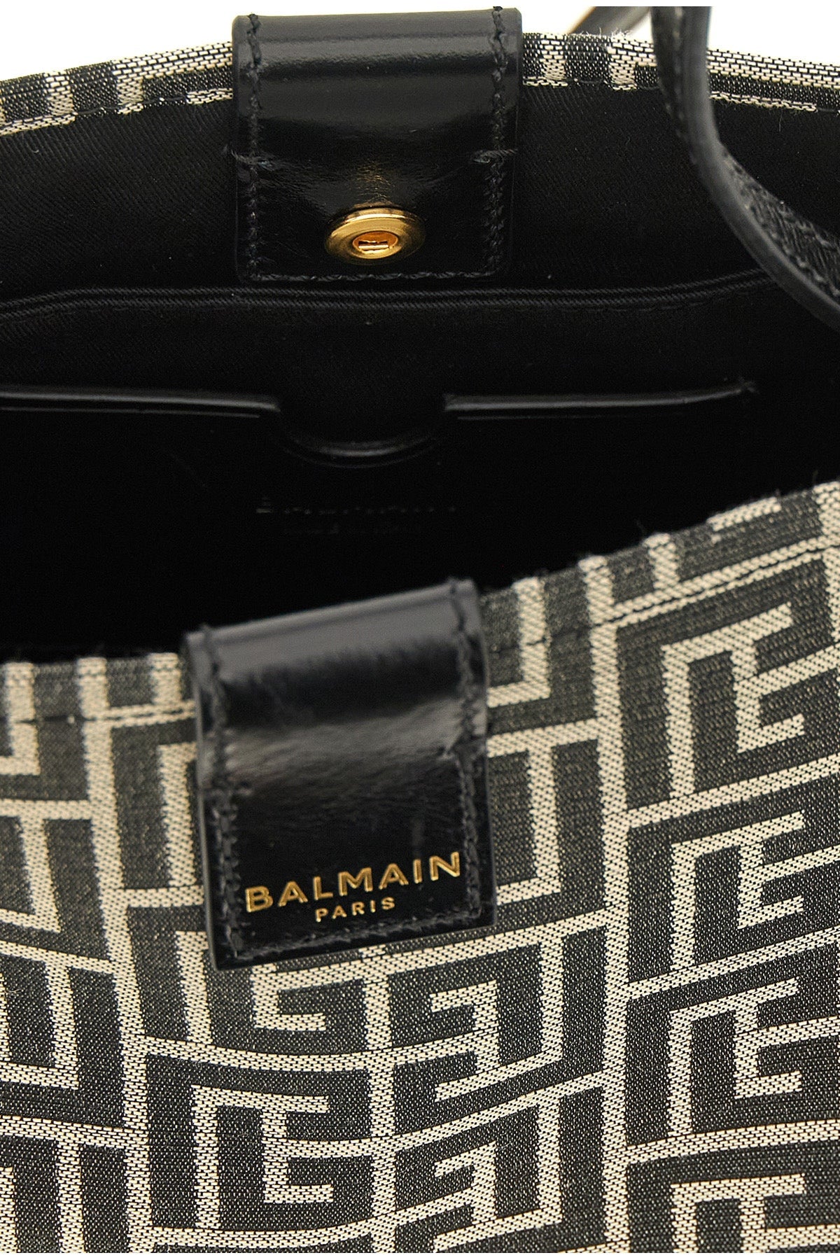 Balmain Bucket Bag with Jacquard Monogram