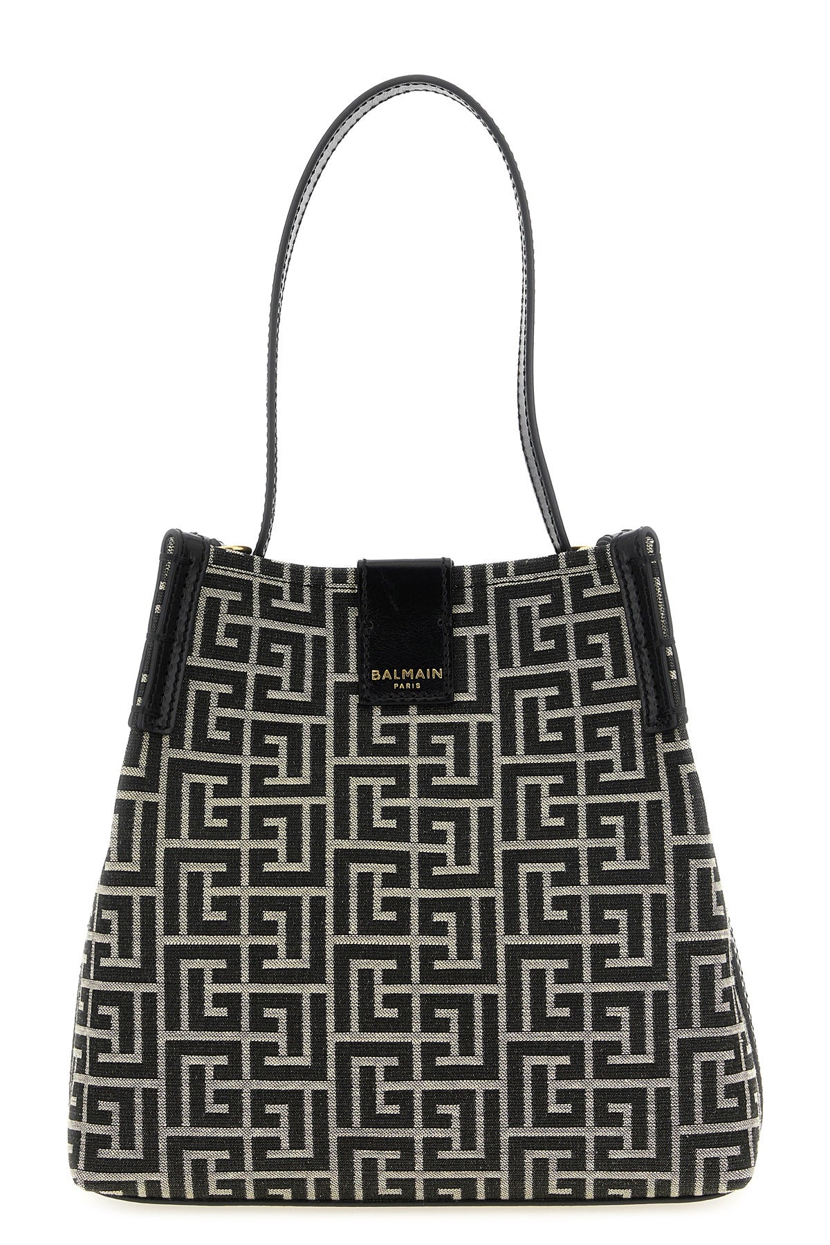 Balmain Bucket Bag with Jacquard Monogram