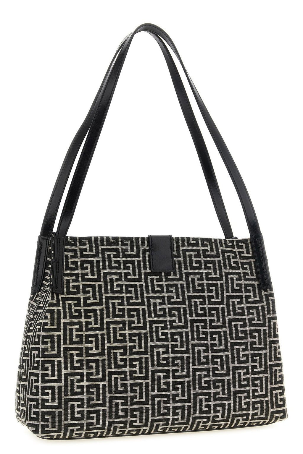 Balmain Monogram Jacquard Shoulder Bag