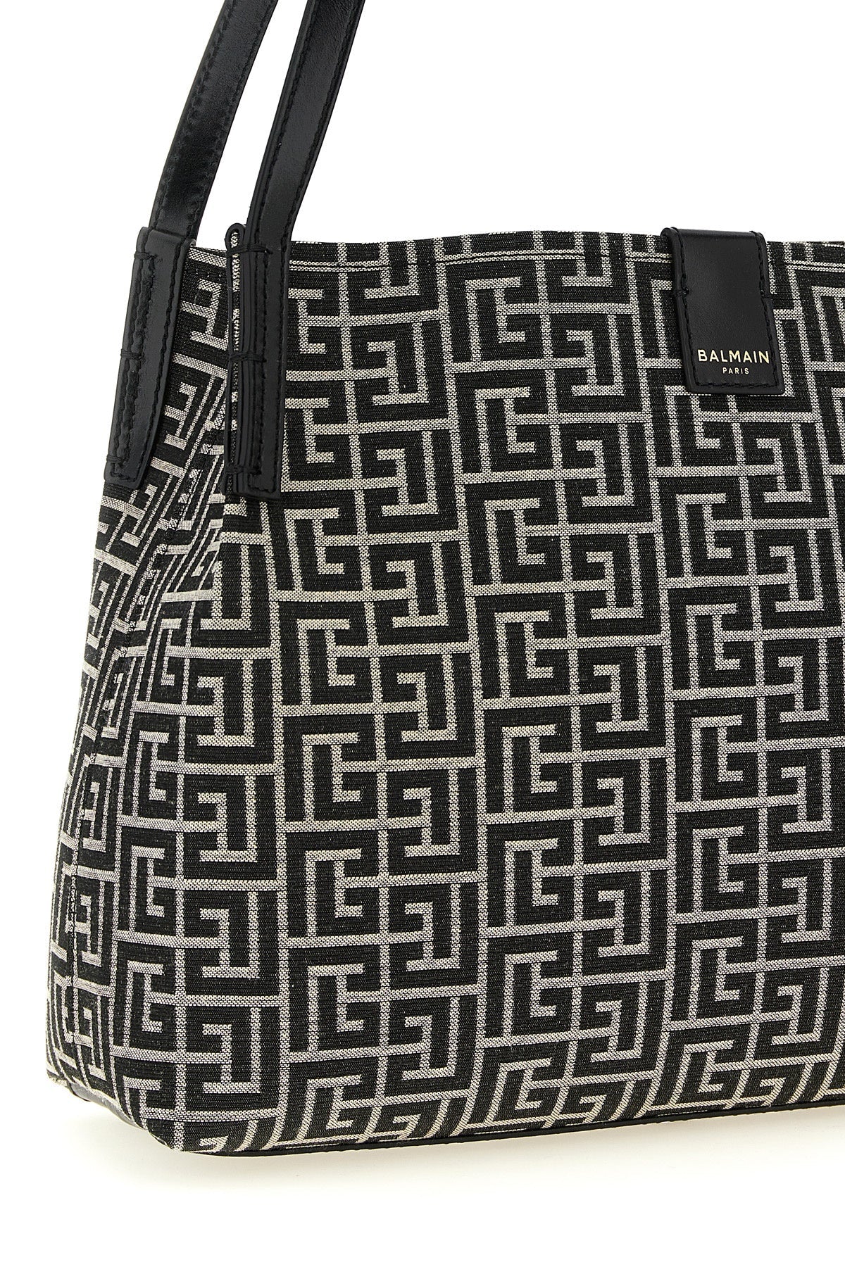 Balmain Monogram Jacquard Shoulder Bag