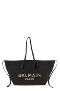 Balmain Tote Bag With Woven Texture