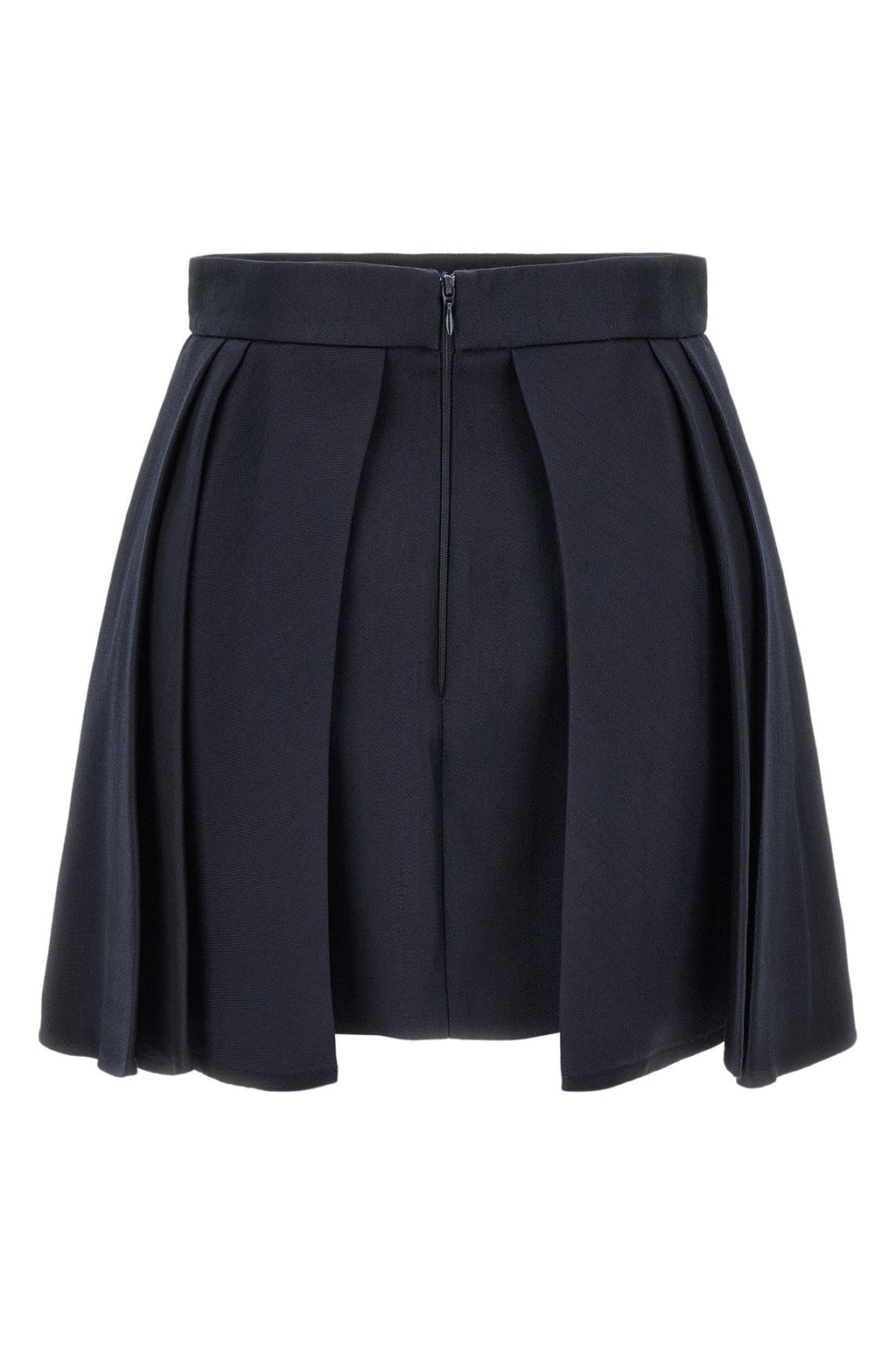 Elisabetta Franchi Mini Skirt With Structured Pleats