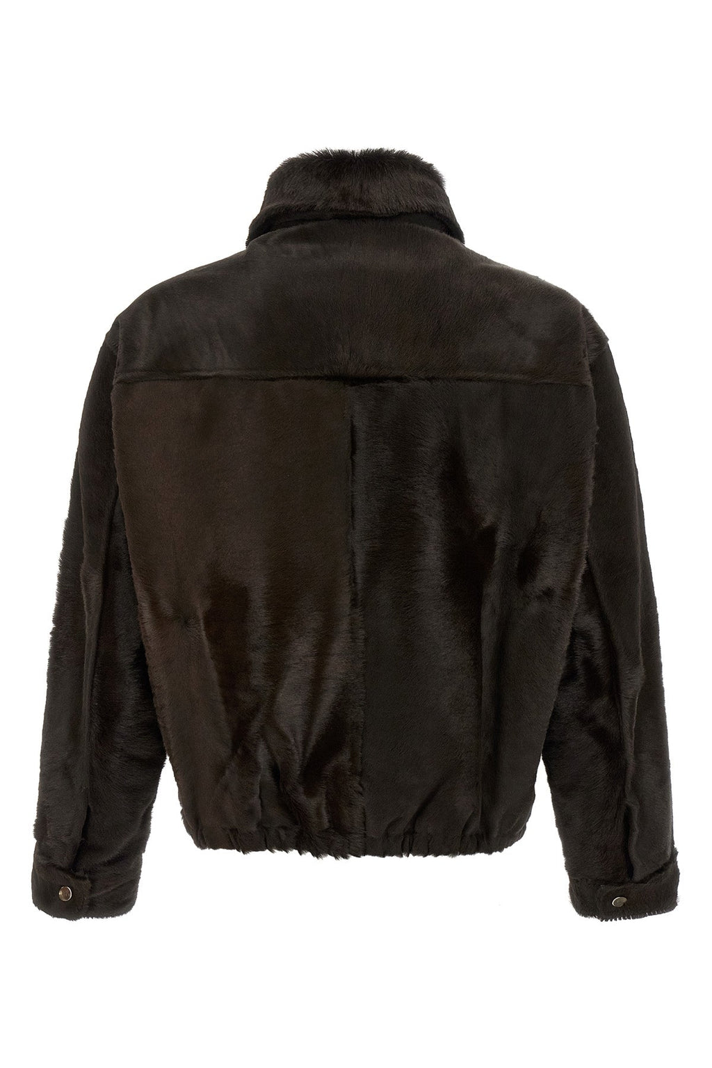 Giorgio Brato Leather Jacket - Pony Hair Effect Texture