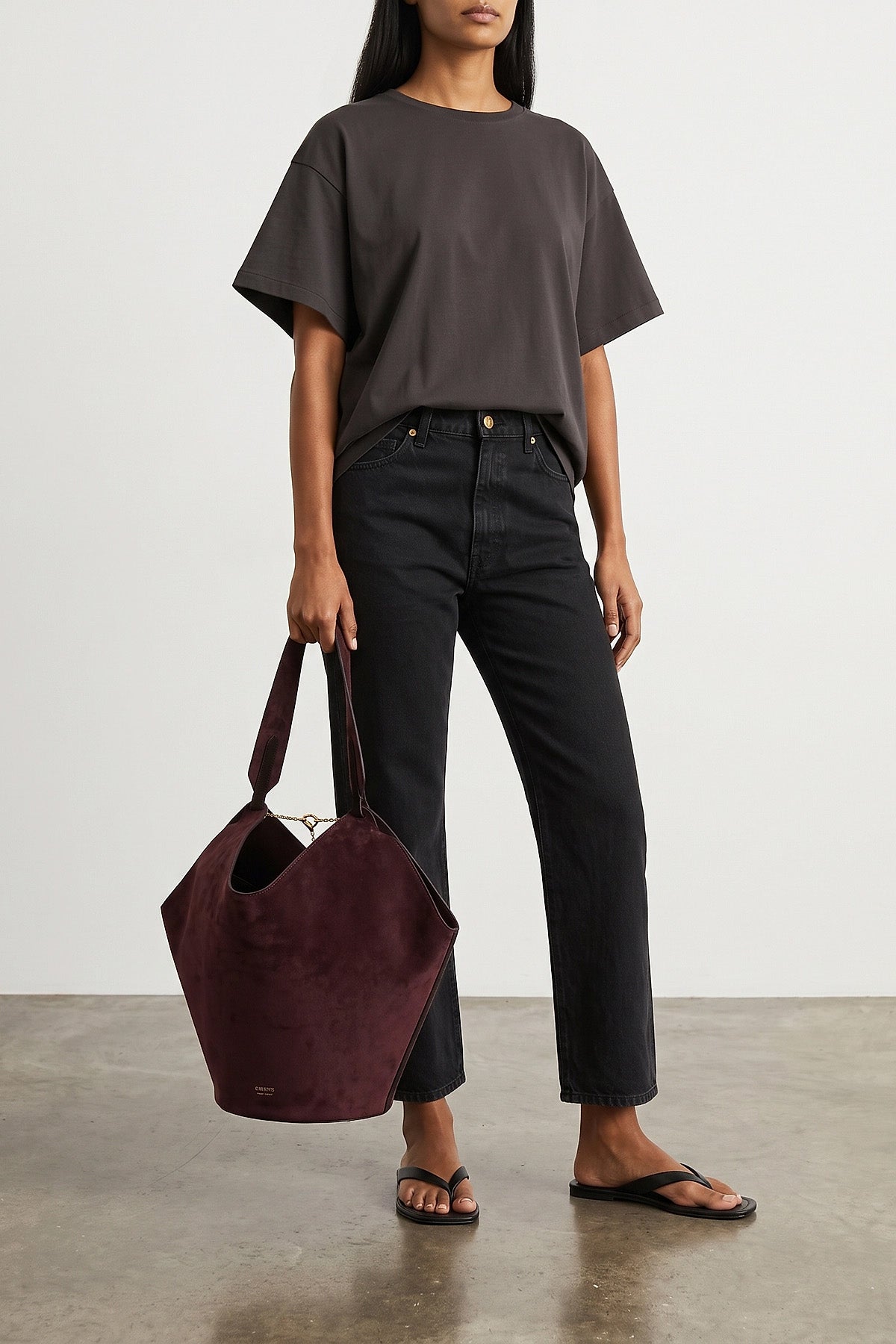 'Lotus' small shopping bag