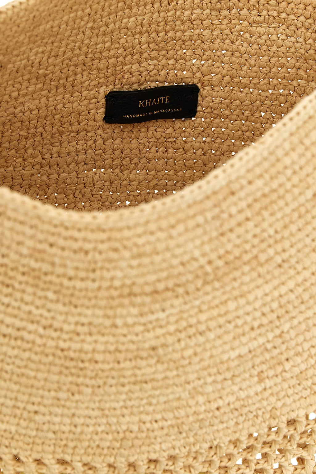 KHAITE Billie large palm fiber bucket bag
