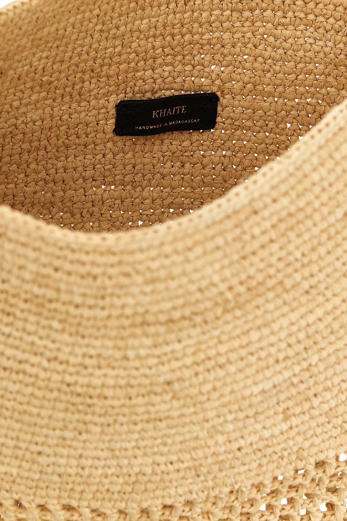 KHAITE Billie large palm fiber bucket bag