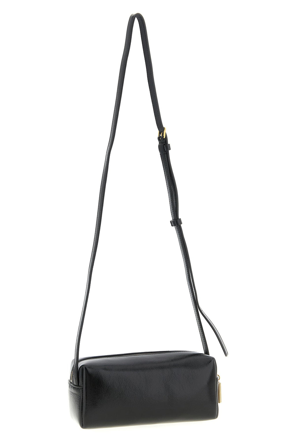 KHAITE Kye mini crossbody bag in black leather
