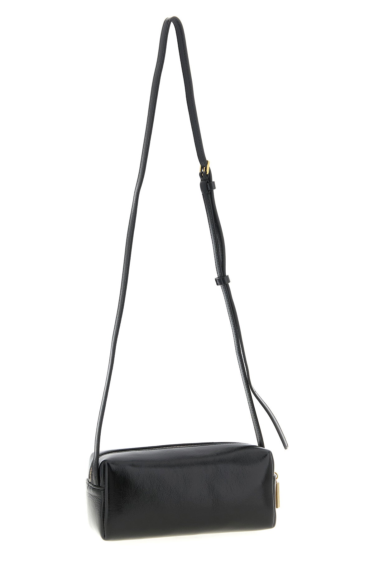 KHAITE Kye mini crossbody bag in black leather
