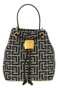 Balmain Pulse Bucket Bag With Metal Logo Detail