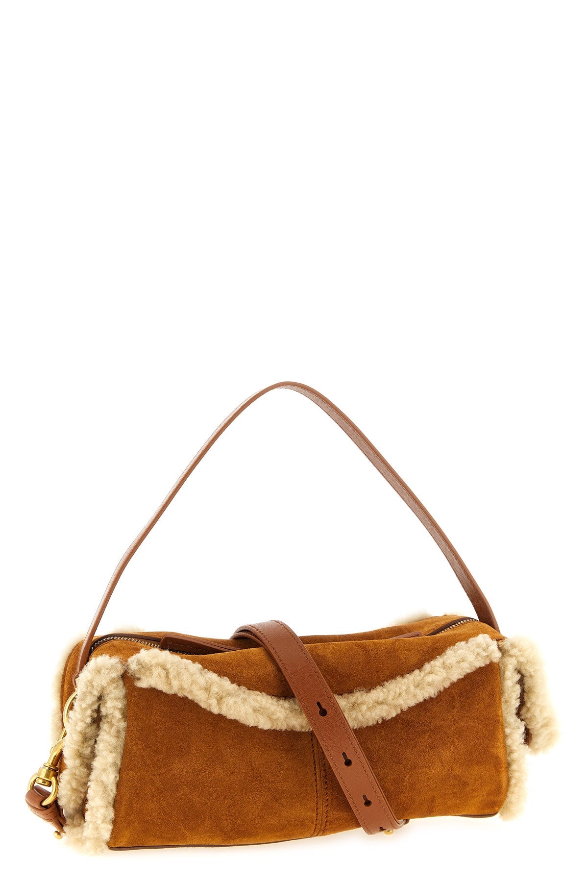 Balmain Pulse Crossbody Bag with Padlock Detail