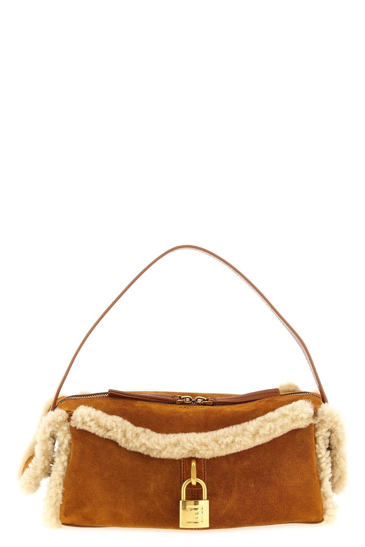 Balmain Pulse Crossbody Bag with Padlock Detail