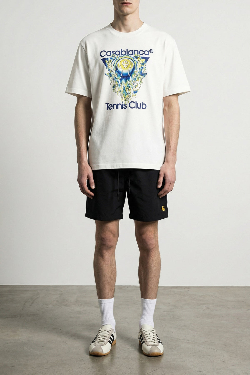 Carhartt WIP Chase Swim Trunks Black