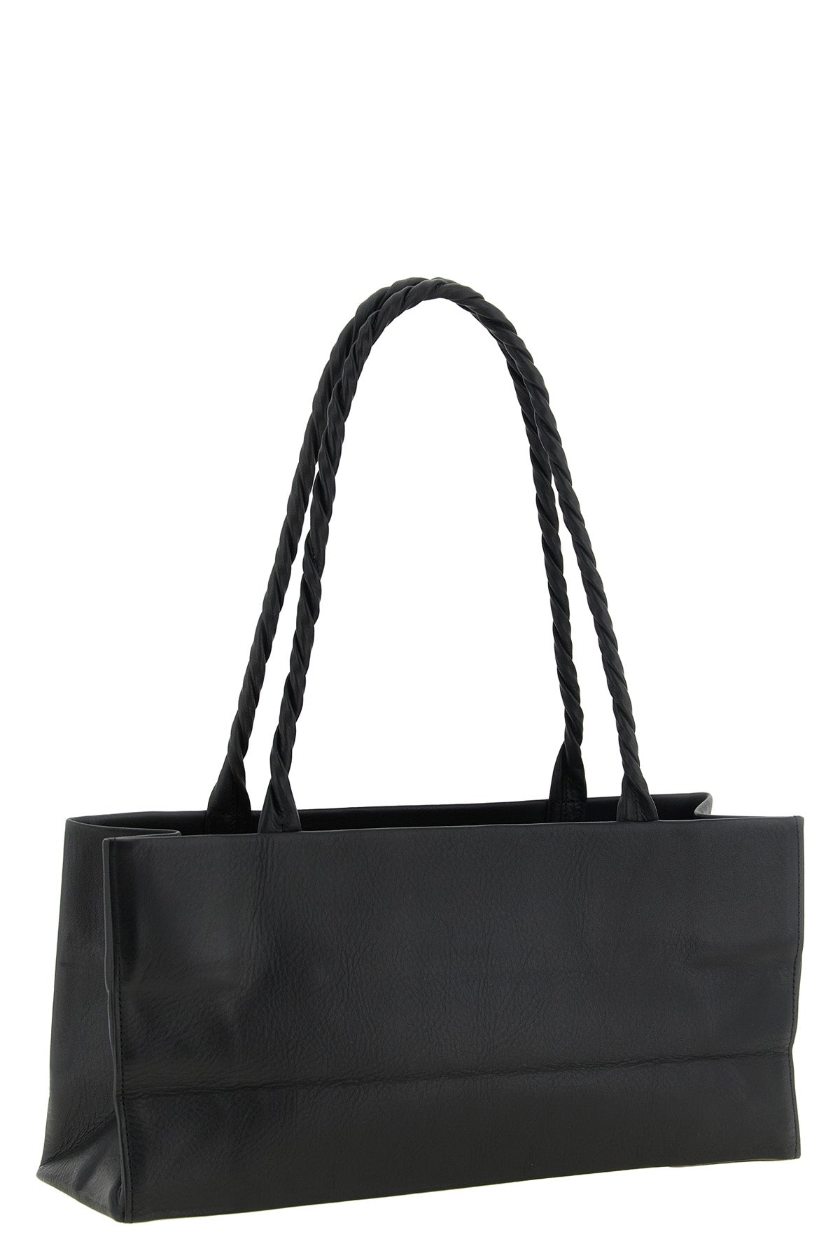 Black 'Paper Bag' Shoulder Bag