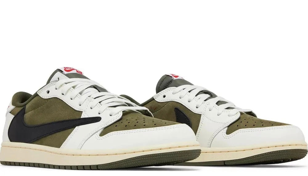Travis Scott X Air Jordan 1 Low 'Medium Olive"