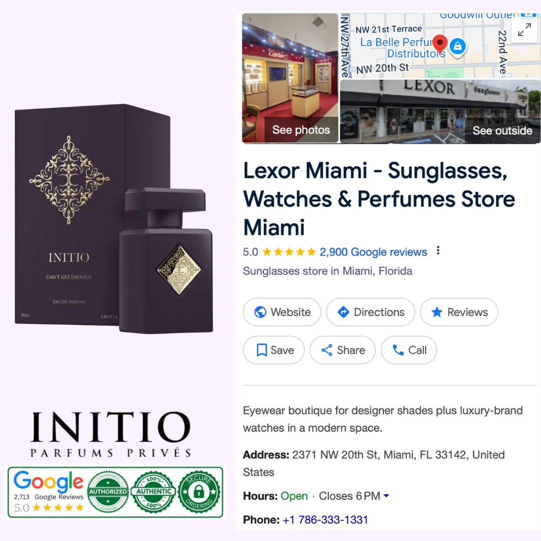 INITIO Parfums Prives Perfume CAN'T GET ENOUGHT EDP 3.0 Oz Unisex Perfume