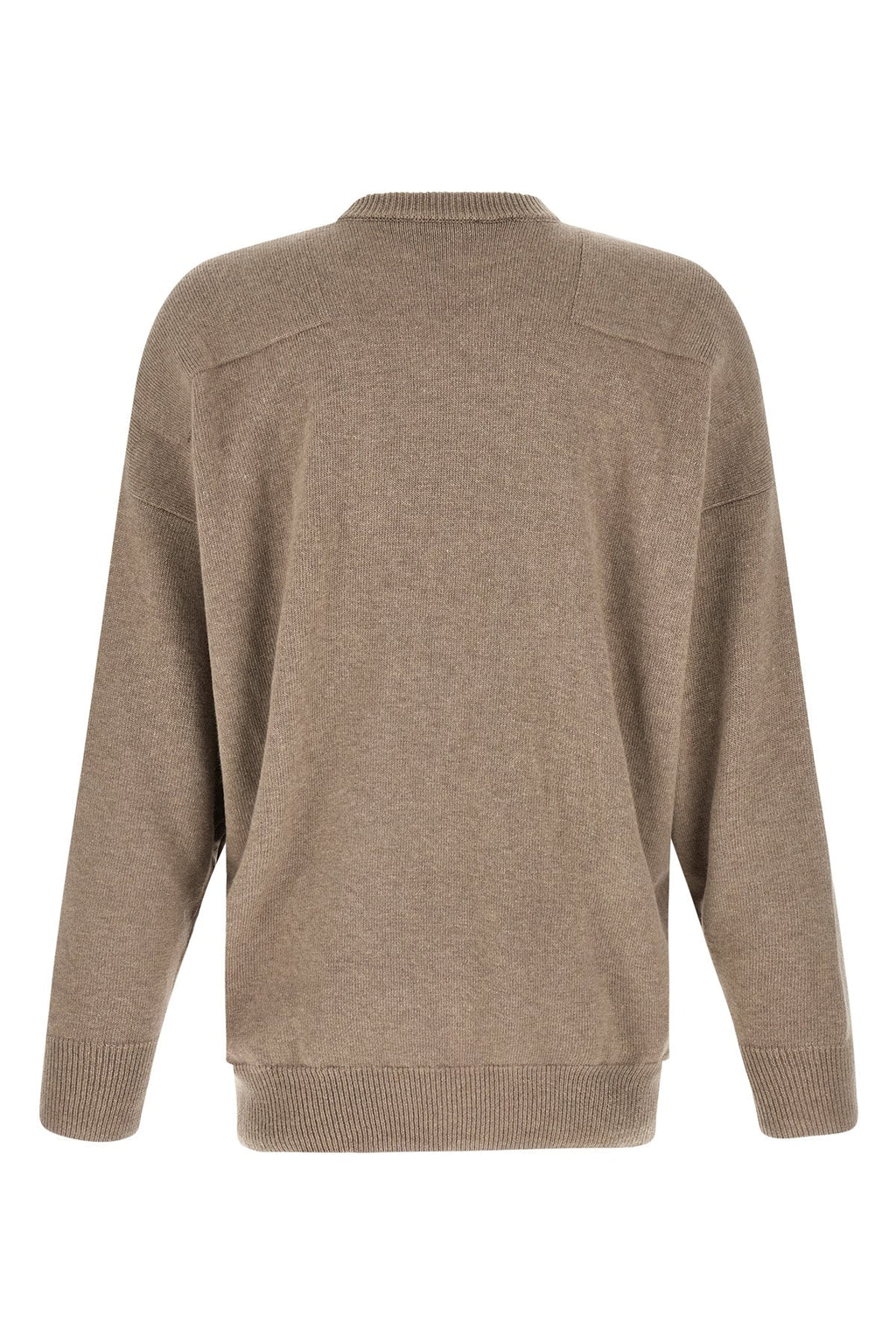 Mélange Wool Knit Sweater