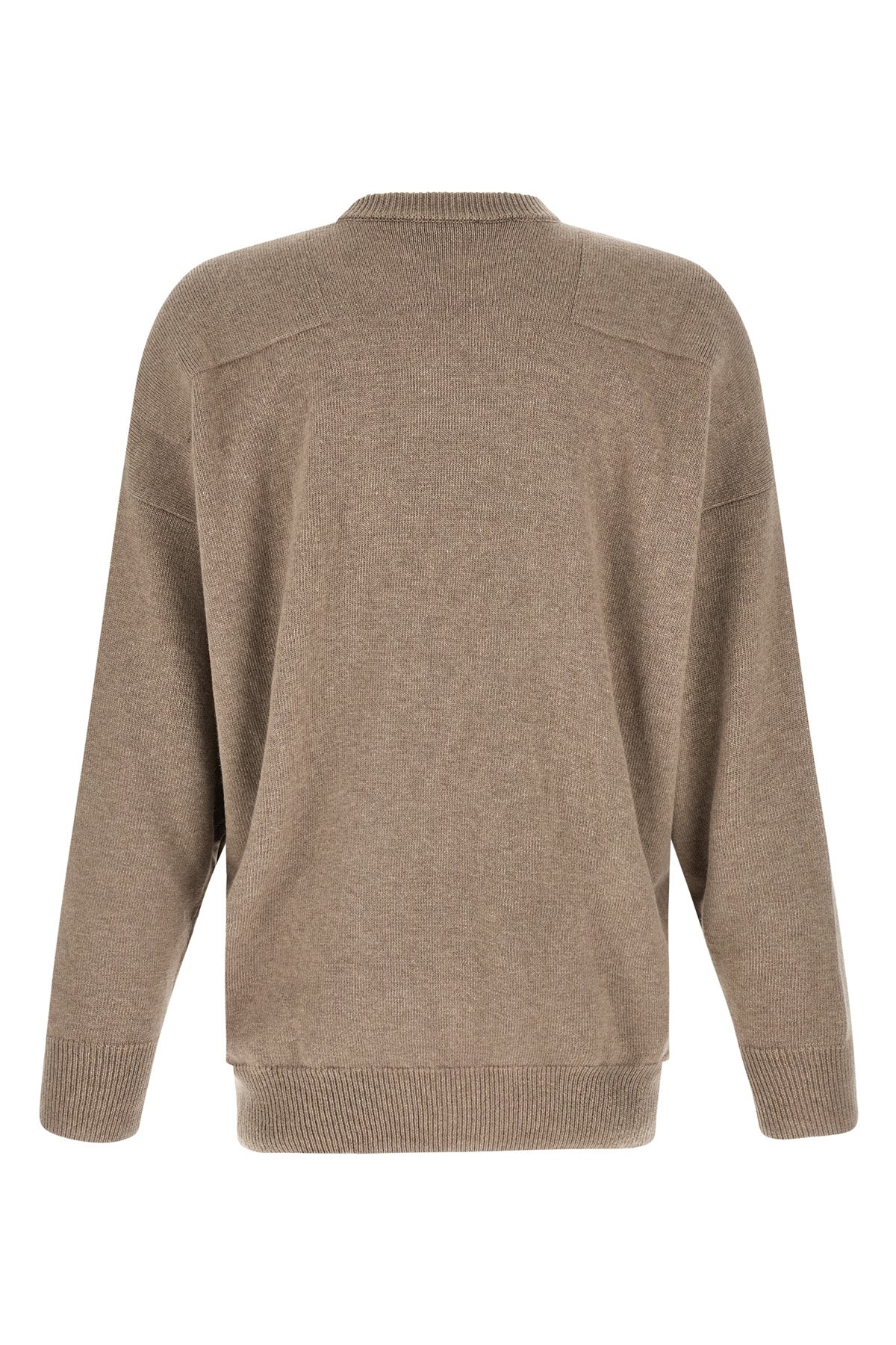 Mélange Wool Knit Sweater