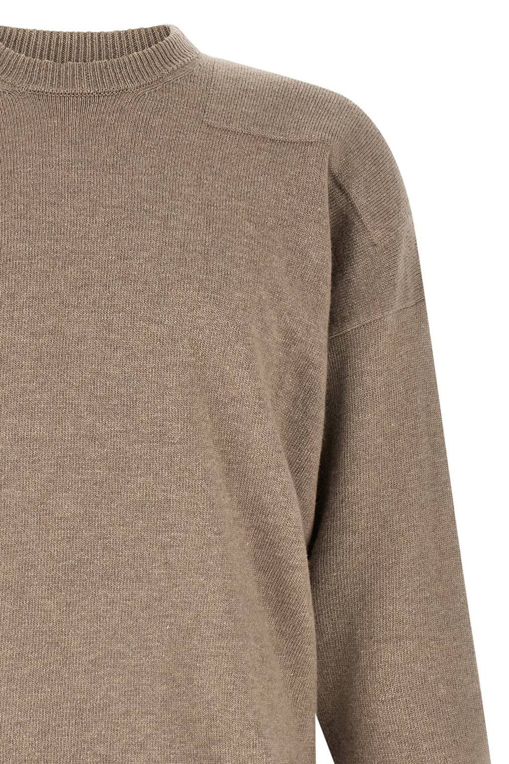 Mélange Wool Knit Sweater
