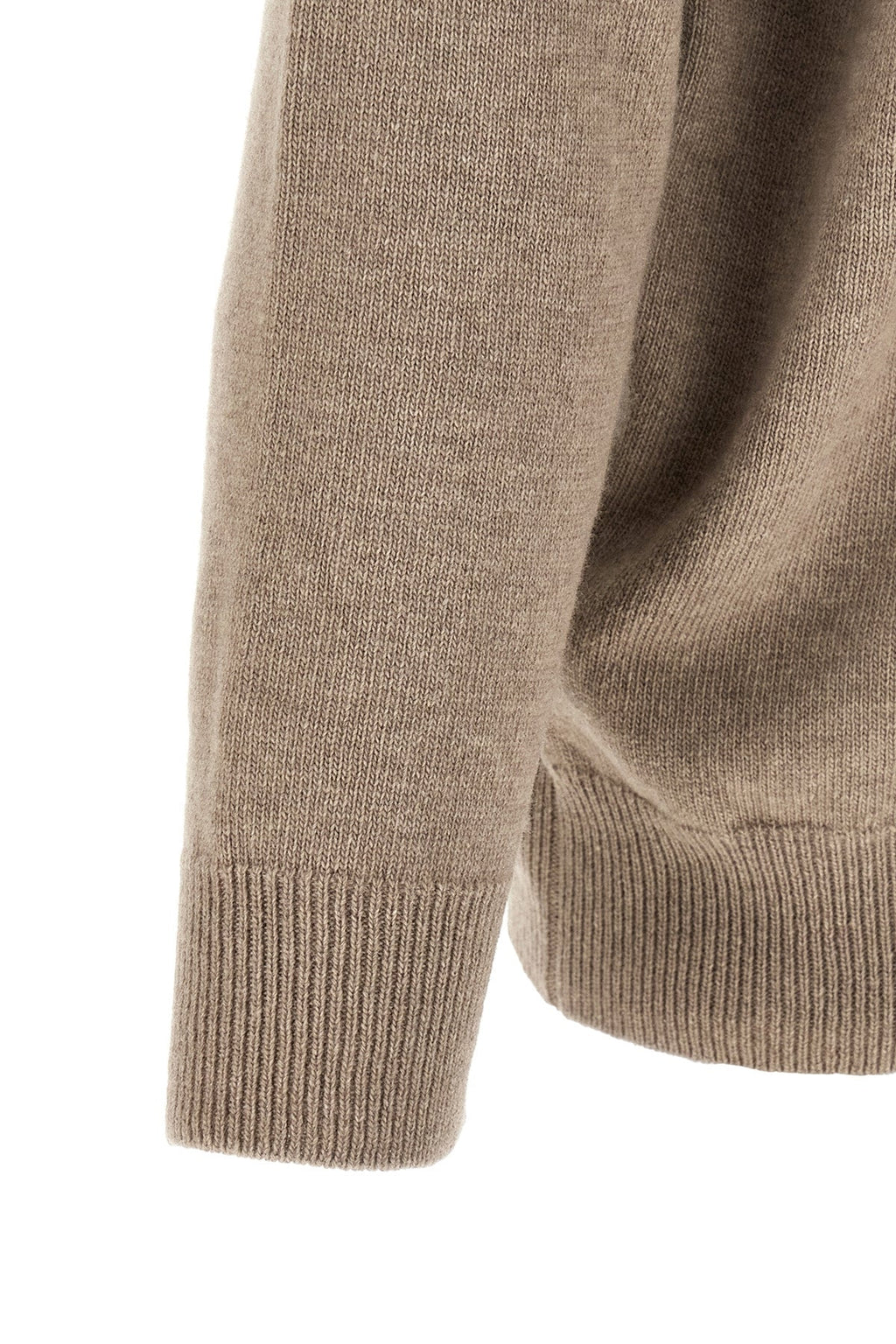Mélange Wool Knit Sweater