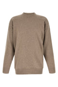 Mélange Wool Knit Sweater
