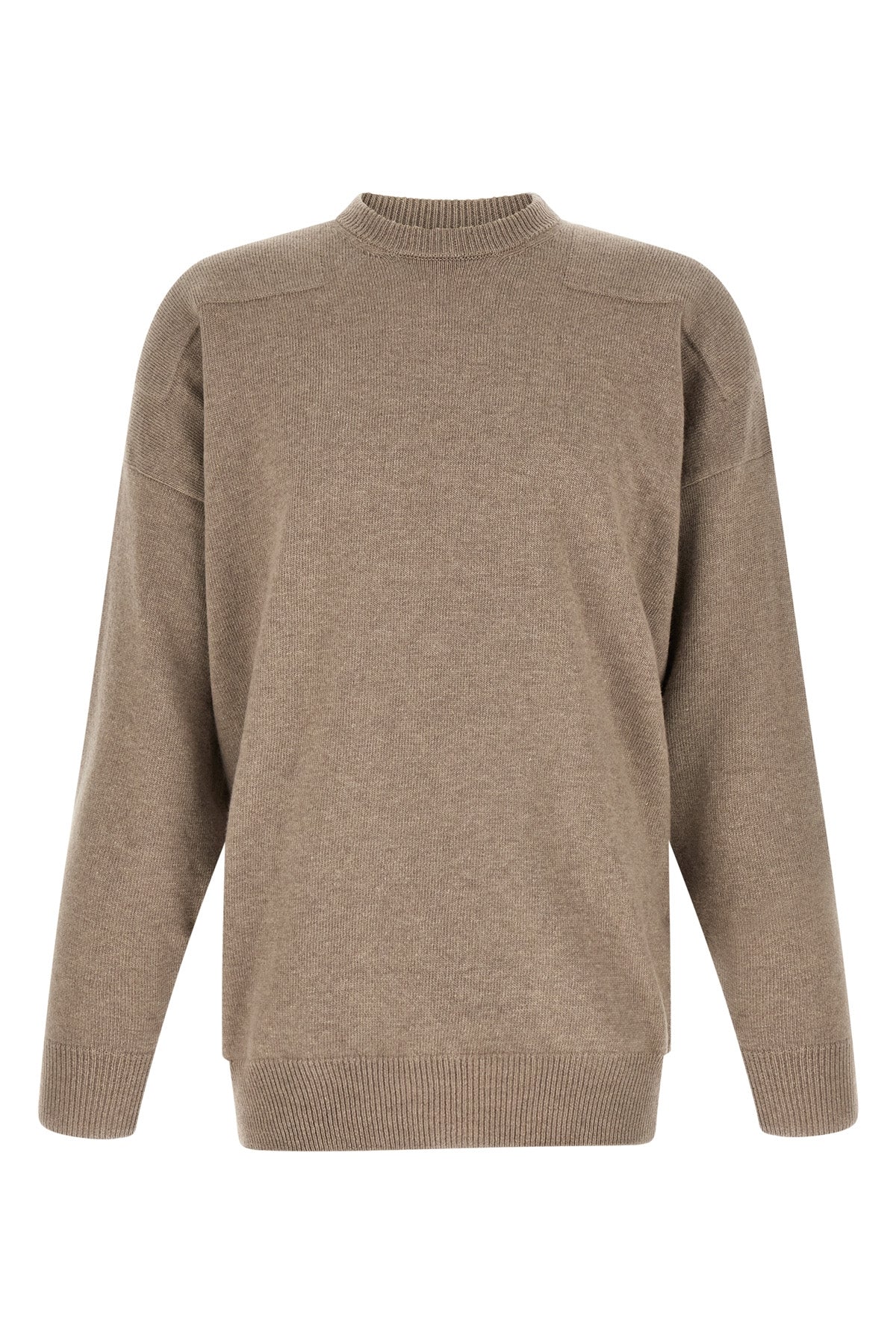 Mélange Wool Knit Sweater