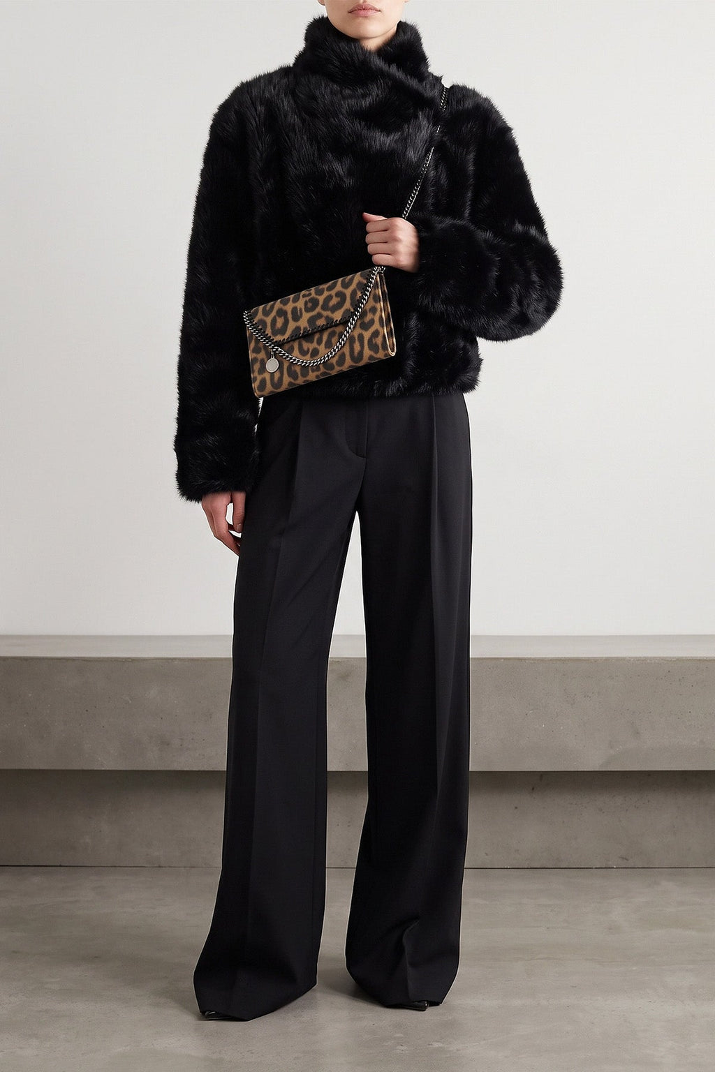 'Jackie First' Faux Fur Jacket