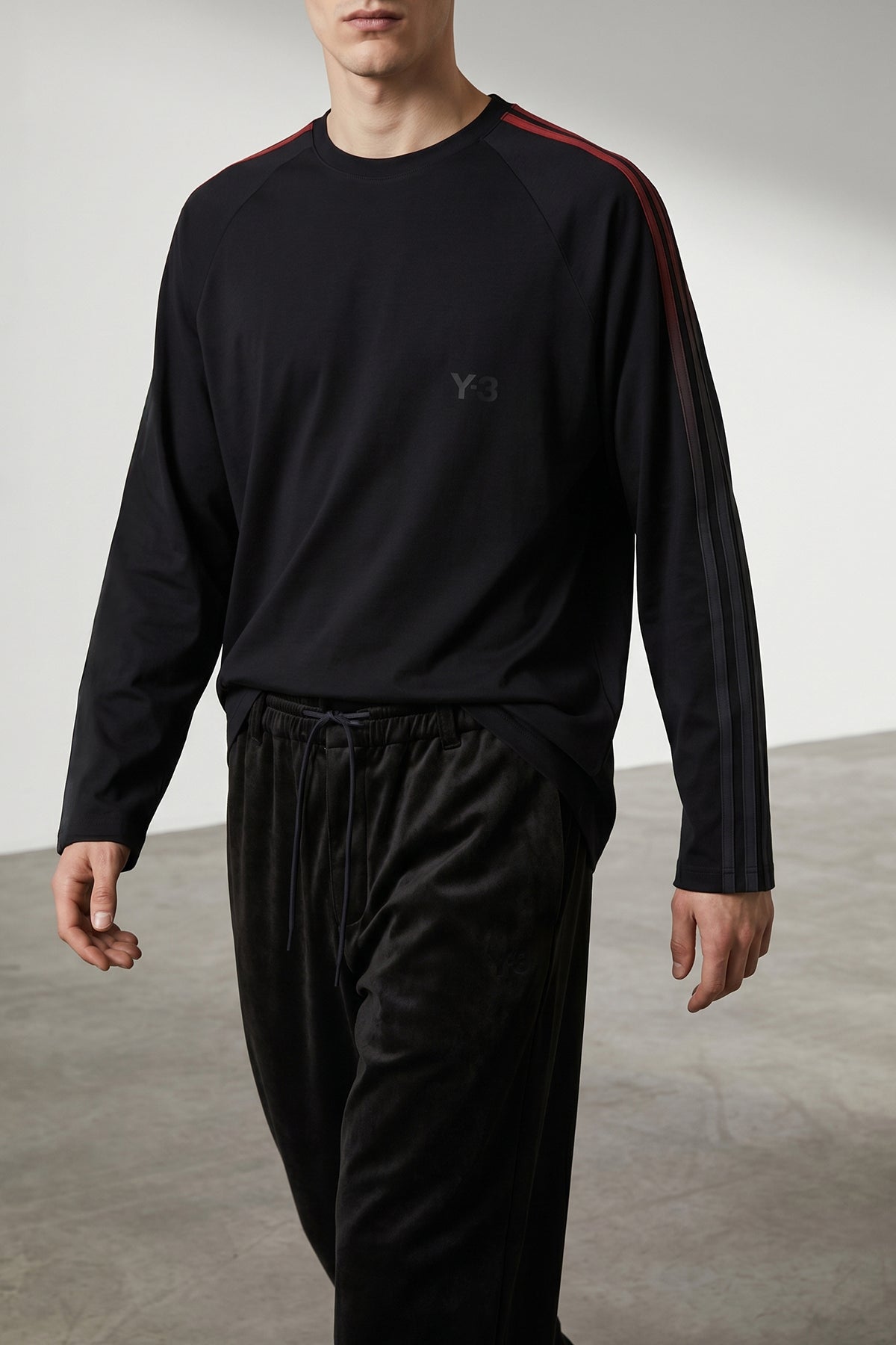 'Y-3 Oversized Gradient Stripes' T-shirt