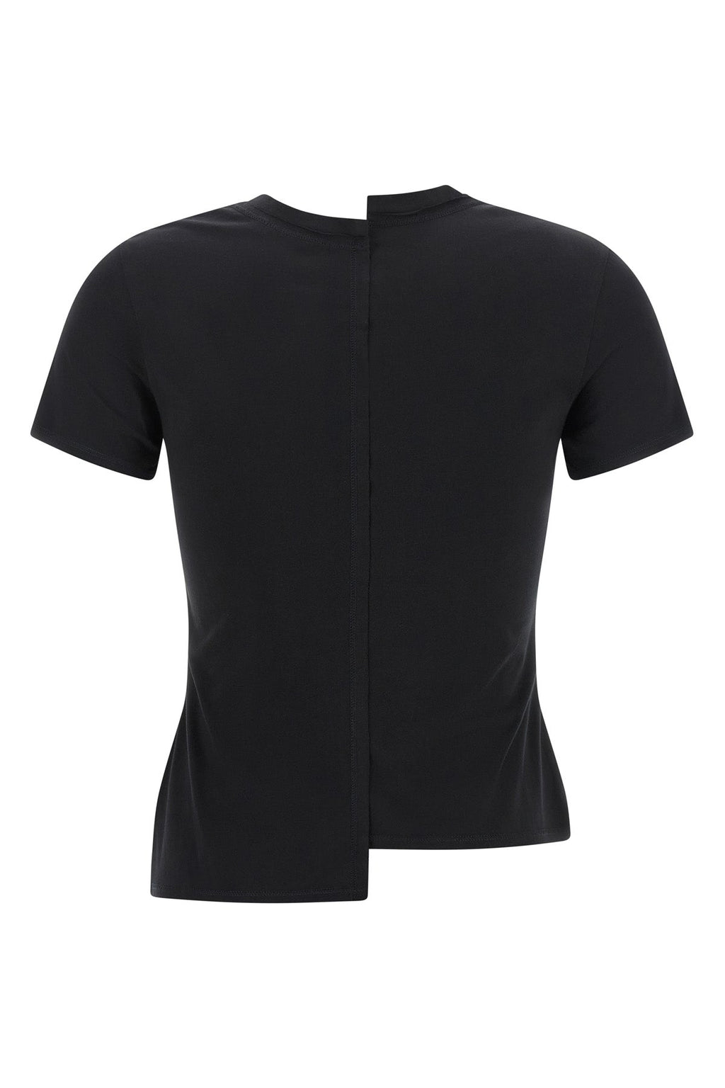Y-3 T-Shirt with Asymmetrical Hem